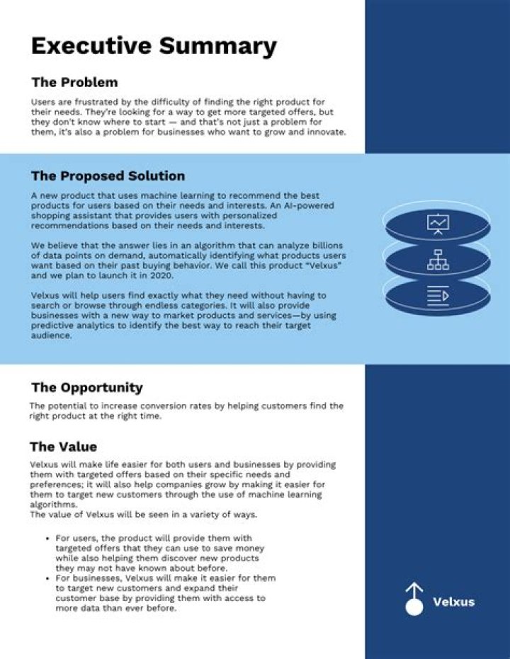 What is included in a report?