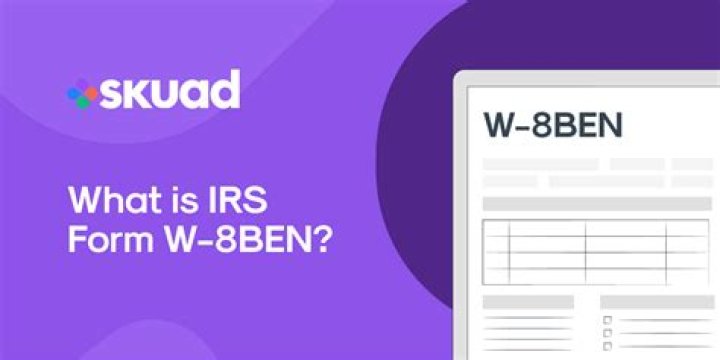 What is IRS Form W8 used for?