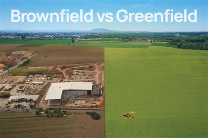 What is meaning of green field project?