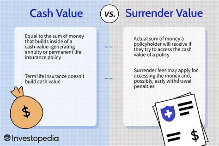 What is surrender payout?