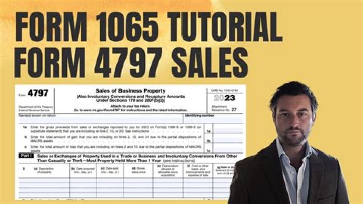 What is the 4797 form used for?