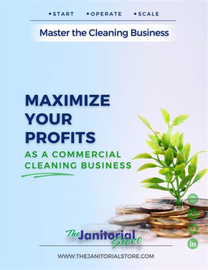 What is the average profit margin for a cleaning business?