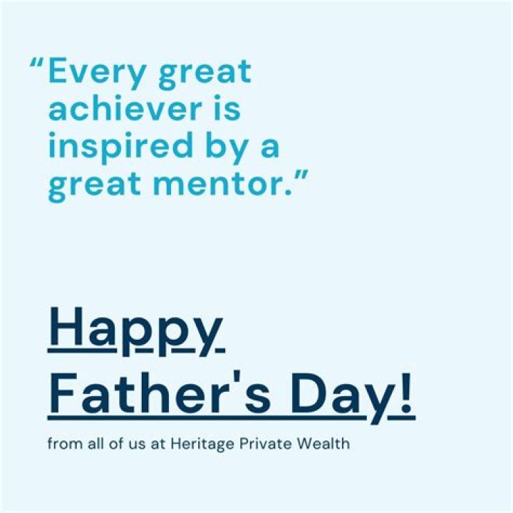 What is the best advice your dad has given you?