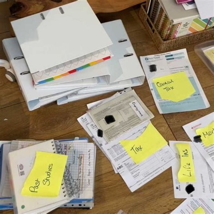 What is the best way to Organise paperwork?