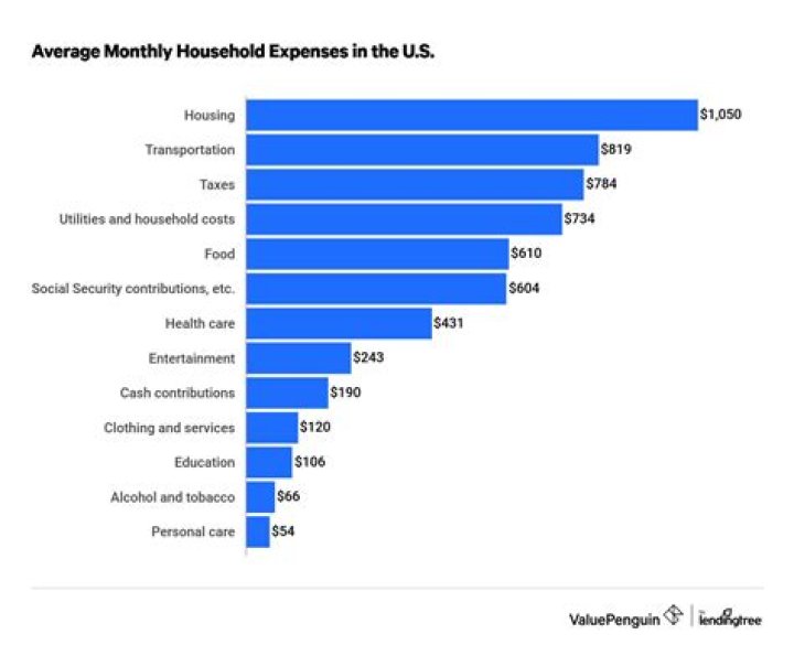 What is the biggest expense for the average household?