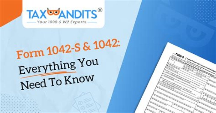What is the difference between 1042s and 1099?