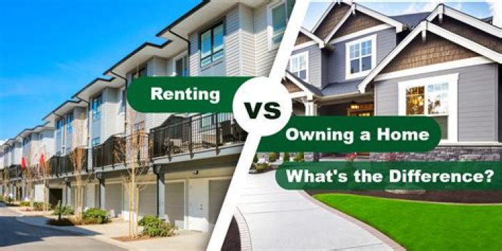 What is the difference between renting and owning a house?