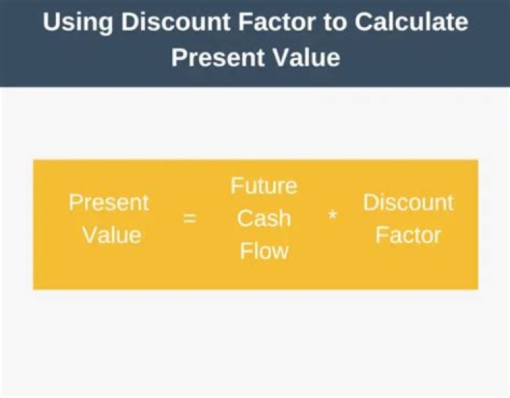 What is the discount factor in present value?