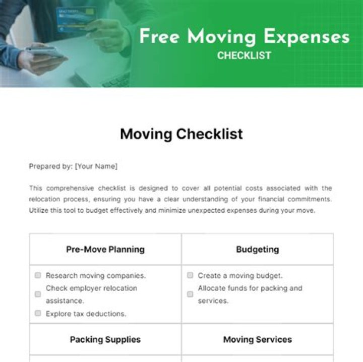 What is the distance test for moving expenses?