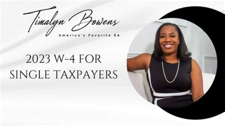 What is the IRS form for single person?