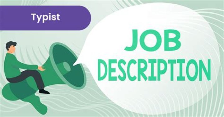 What is the job title of a typist?