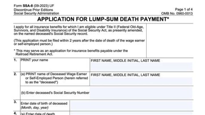 What is the lump-sum death payment?