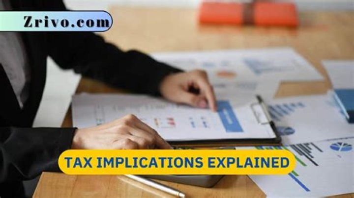 What is the meaning of tax implication?