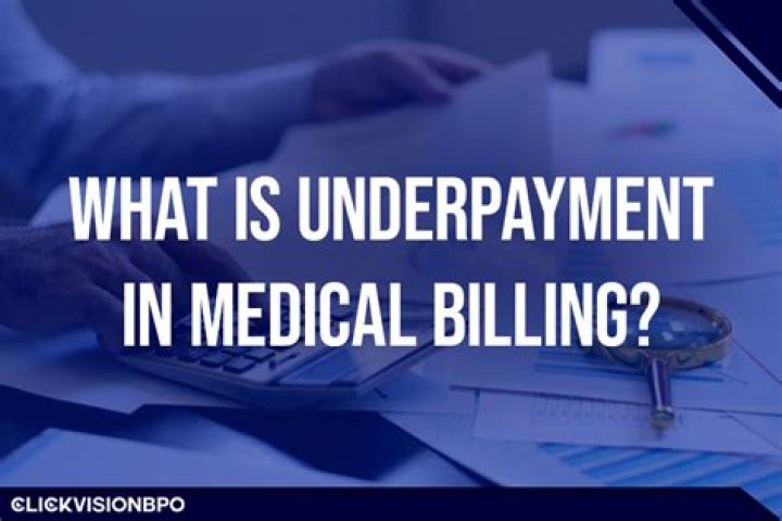 What is underpayment in medical billing?