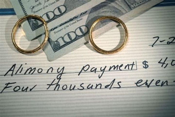 What percentage of salary is alimony?