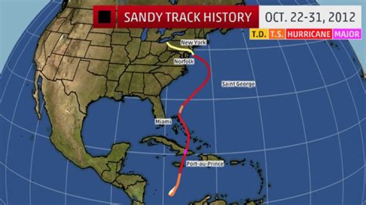 What places did Hurricane Sandy hit?