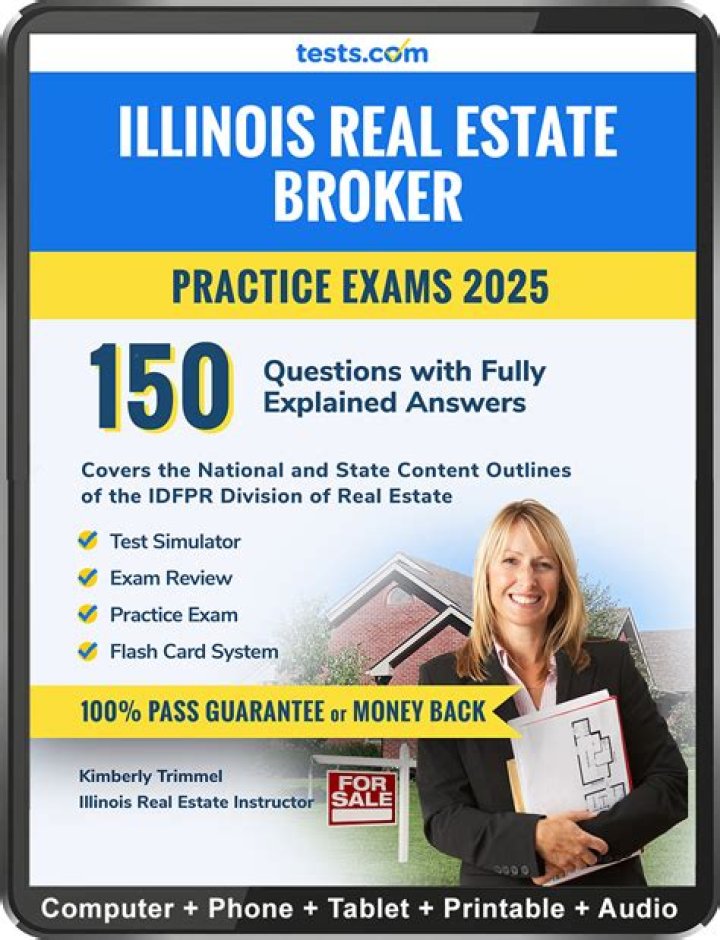 What questions are on the Illinois real estate exam?