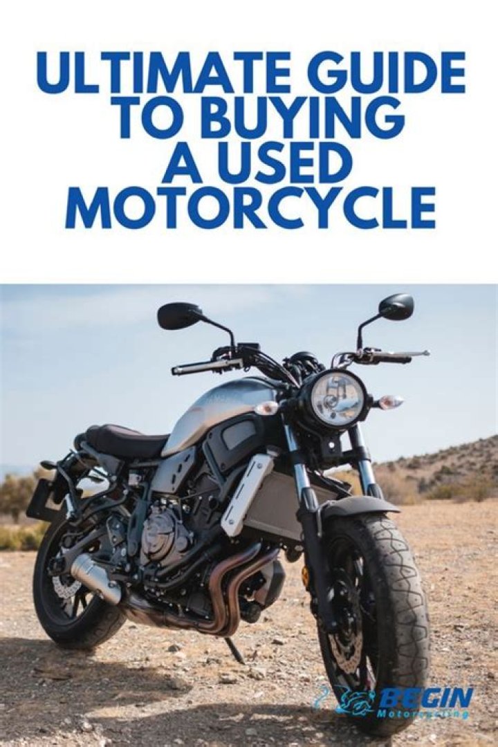 What questions should I ask when buying a used motorcycle?