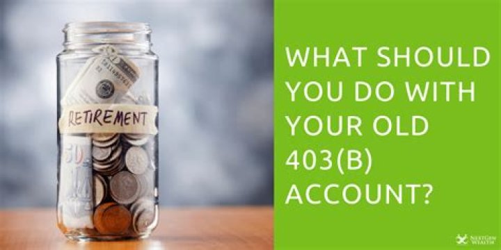 What should I do with 403b from old job?