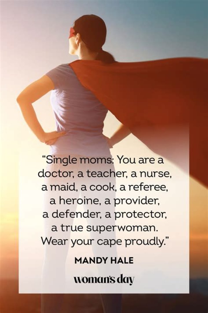 What should you never ask a single mom?