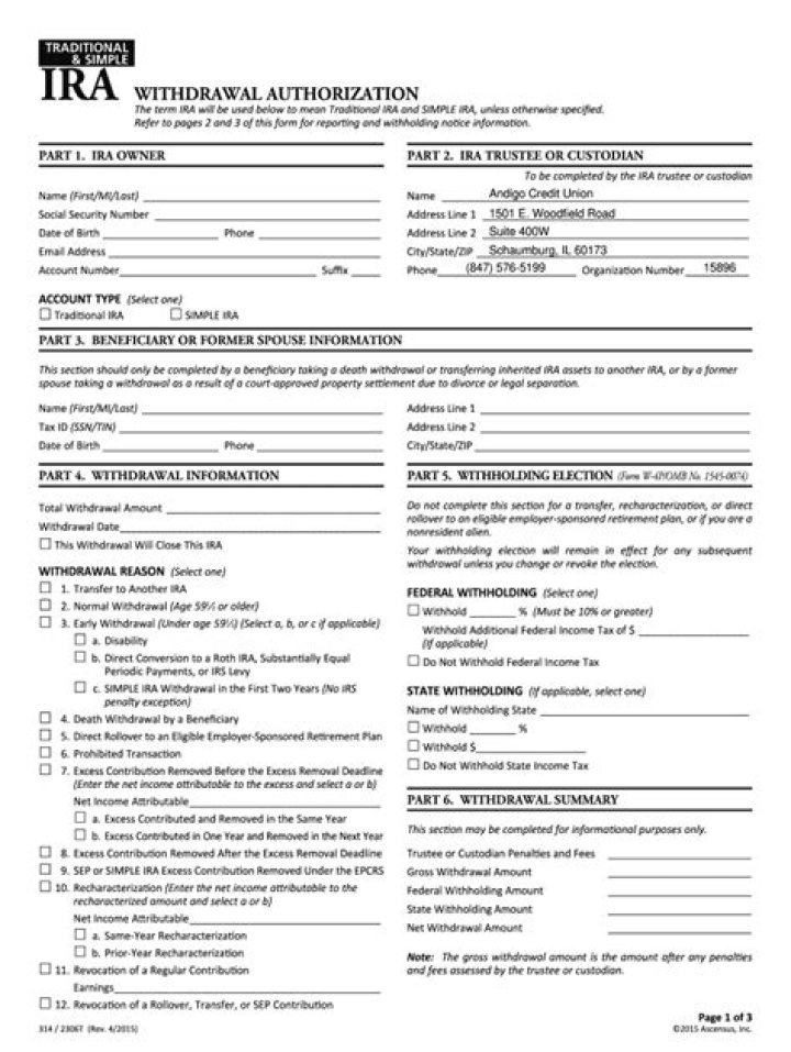 What tax form will I receive for IRA withdrawal?