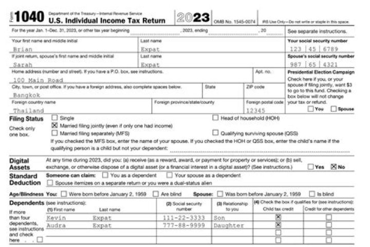What tax forms do I need expat?