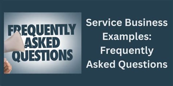 What type of business provides a service?