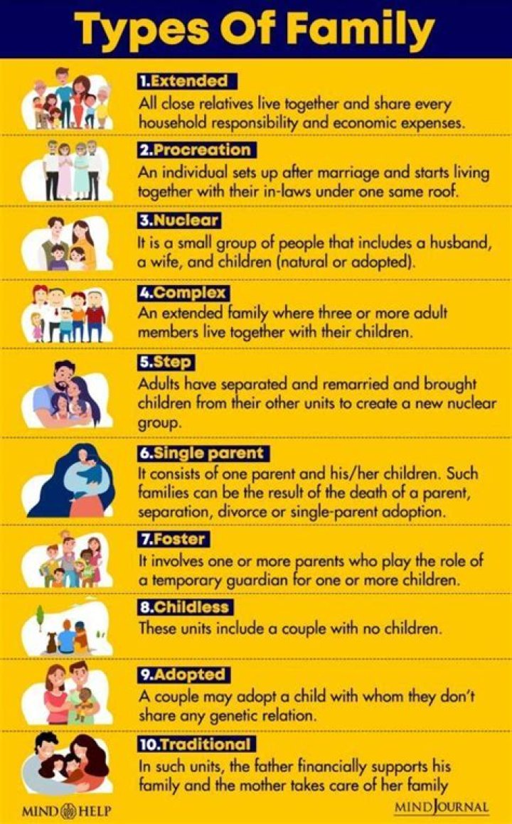 What type of family is it when two people live together without being married?