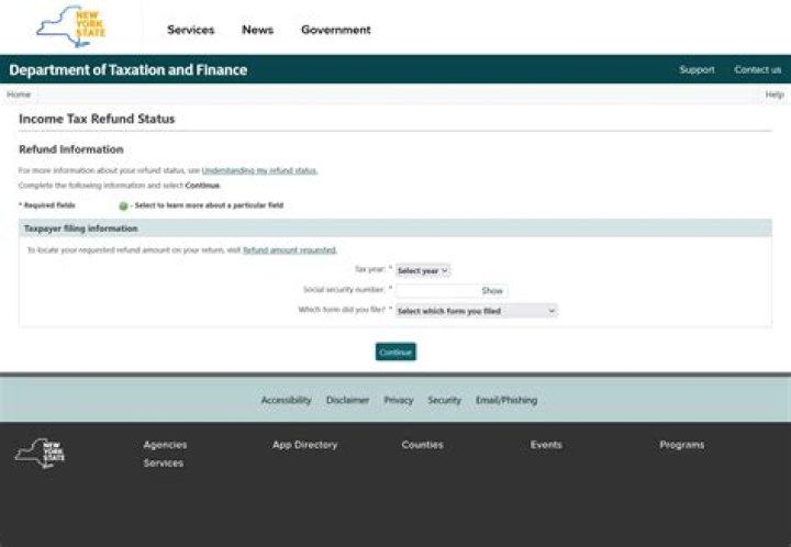 When can I expect my NYS tax return?