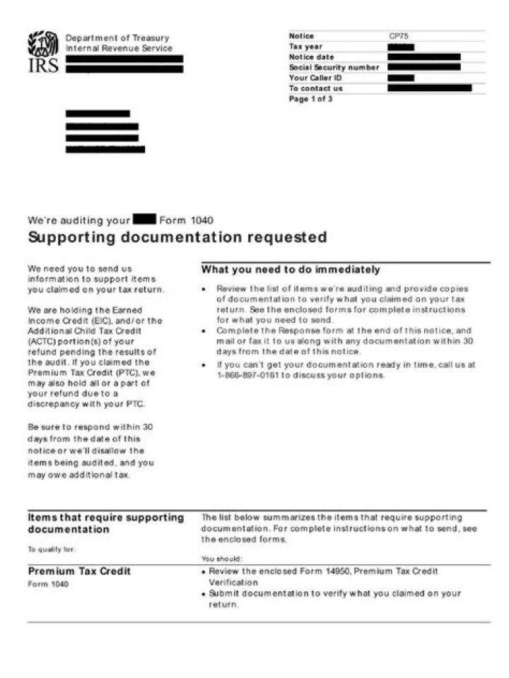 When do I get a notice from the IRS?