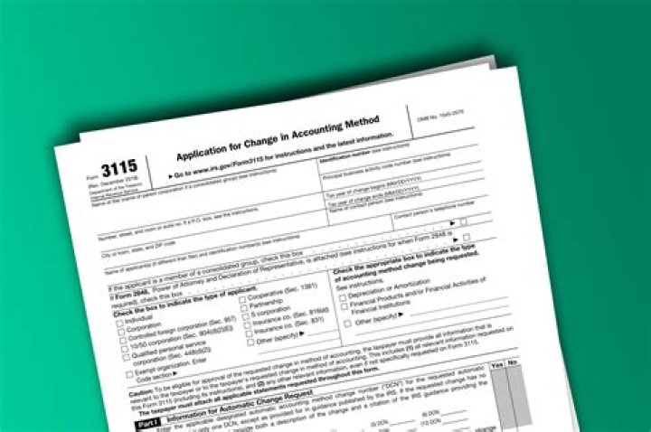 When do you need to file a 3115 tax form?
