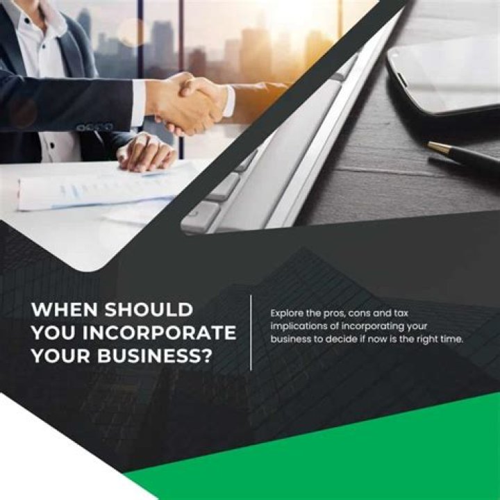 When should you incorporate a business?