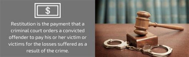 When the court orders a person to pay restitution The money is usually paid to?