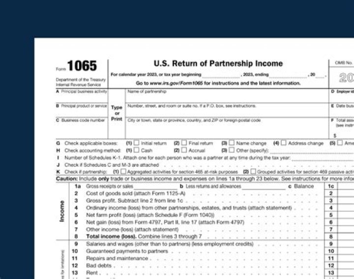 When to file Form 1065, return of partnership income?