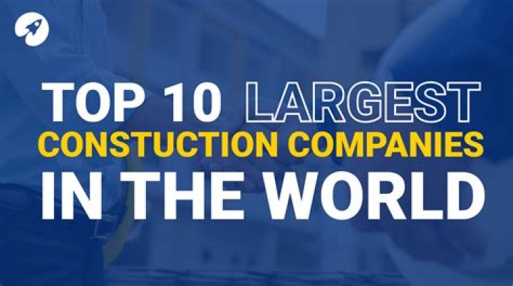 Where are most construction companies located?