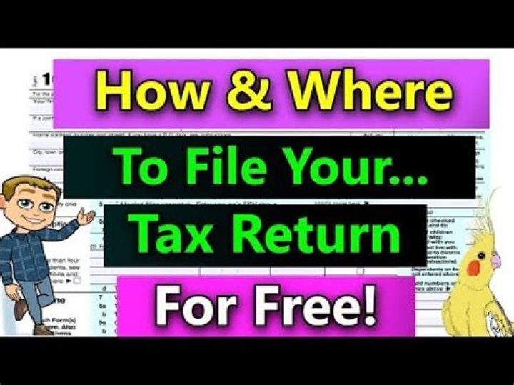 Where can I file my tax return for free?
