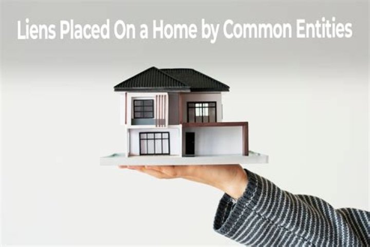 Where can I find a lien on my house?