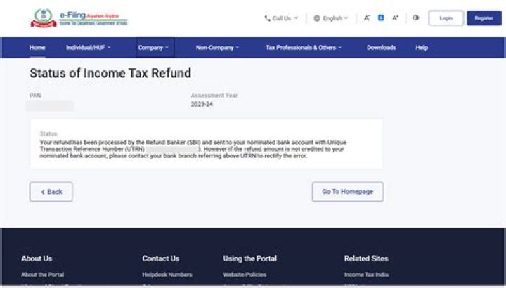 Where can I find the status of my tax refund?