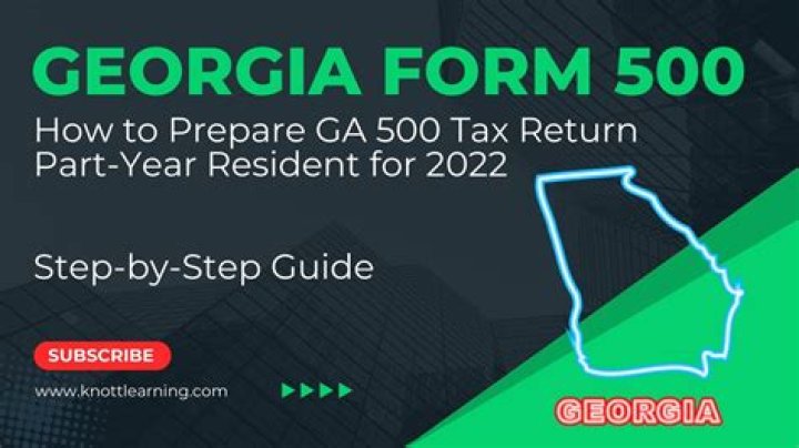 Where do I file Georgia Form 501?