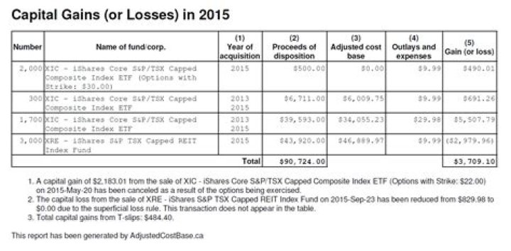 Where do you report capital gains and losses?