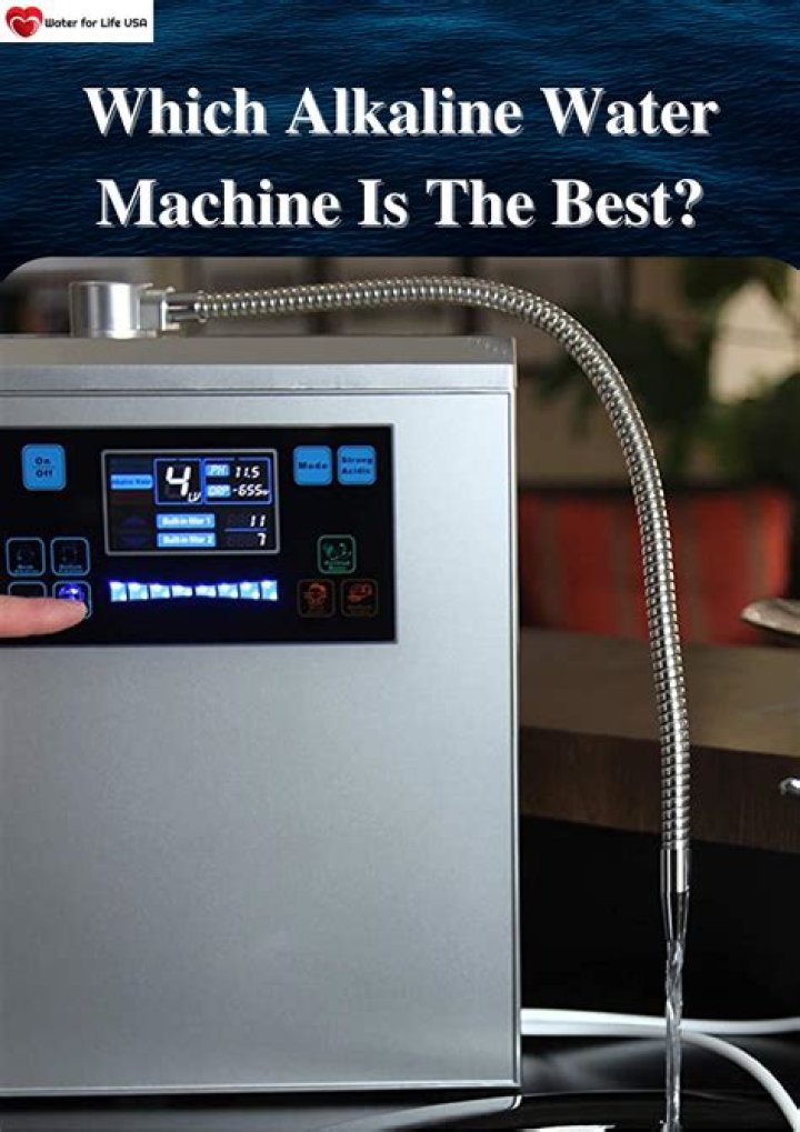 Which alkaline water machine is best?