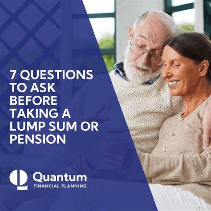 Which is better pension lump sum or annuity?
