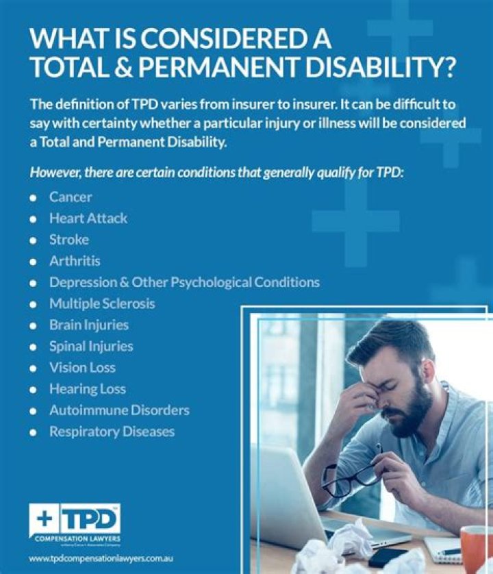 Which is not a definition of total disability?