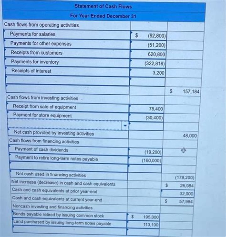 Which of the following is the first category in the statement of cash flows?