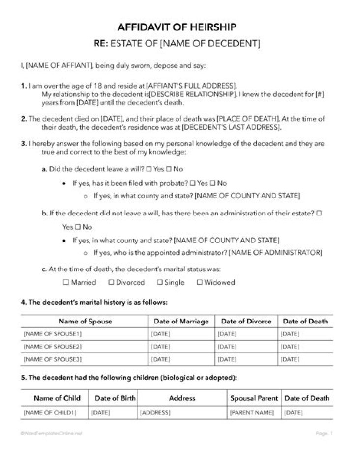 Who are considered heirs in Illinois?