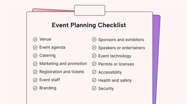 Who are the people involved in organizing an event?