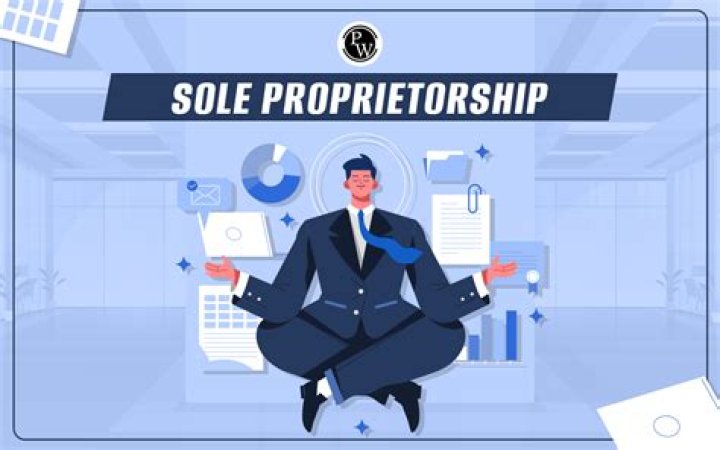 Who creates a contract in a sole proprietorship?