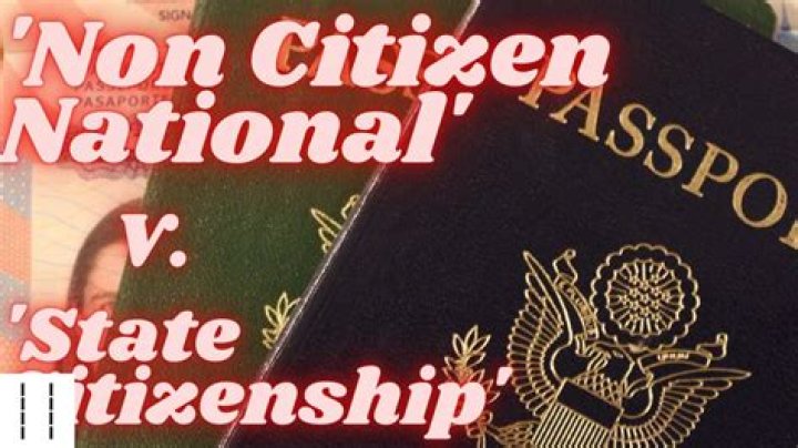Who is a non citizen of the United States?