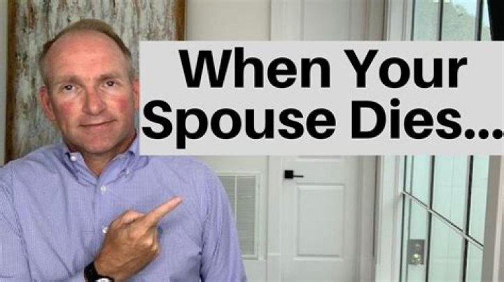 Who is responsible for managing the estate of the deceased spouse?