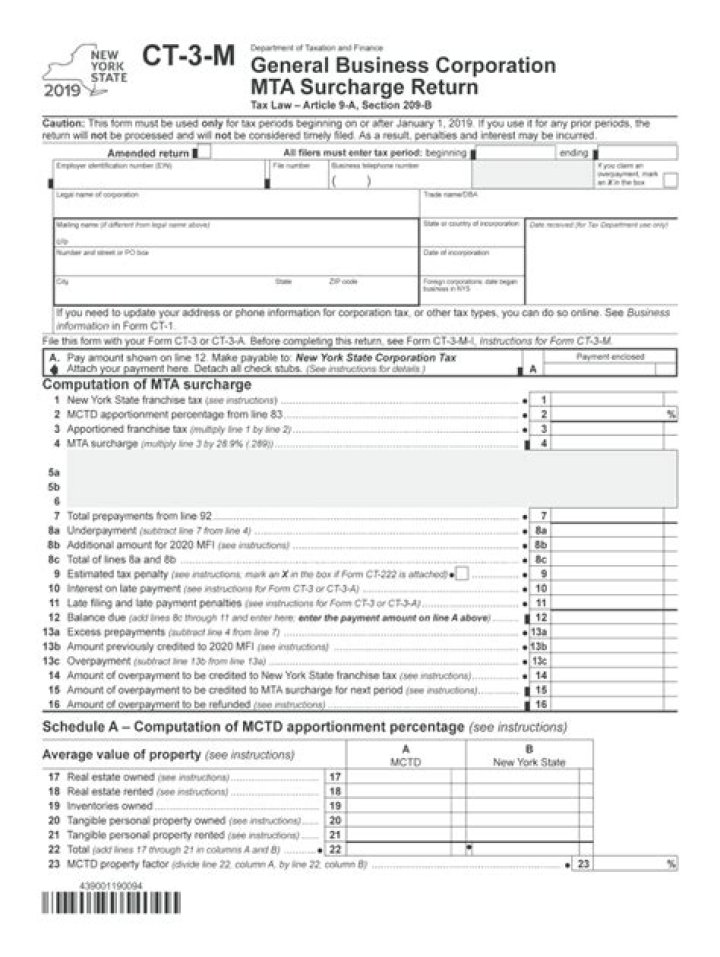 Who is subject to the MTA surcharge?